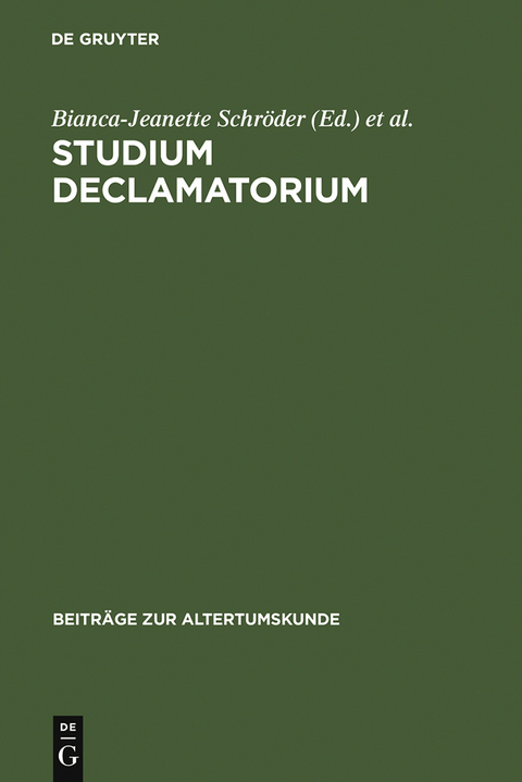 Studium declamatorium - 