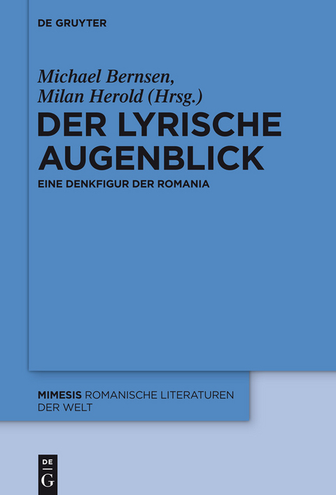 Der lyrische Augenblick - 