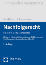 Nachfolgerecht - Kroiß, Ludwig; Horn, Claus-Henrik; Solomon, Dennis