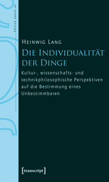 Die Individualität der Dinge - Heinwig Lang