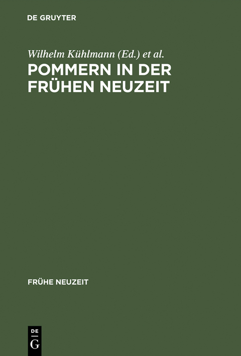 Pommern in der Frühen Neuzeit - 