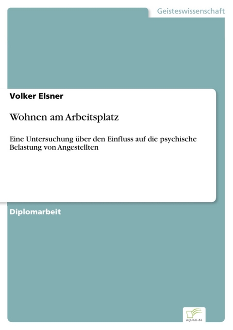 Wohnen am Arbeitsplatz -  Volker Elsner