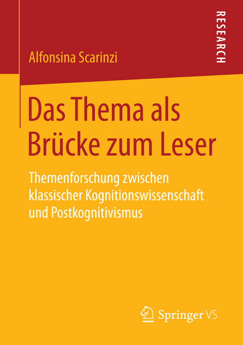 Das Thema als Brücke zum Leser - Alfonsina Scarinzi