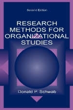 Research Methods for Organizational Studies -  Donald P. Schwab