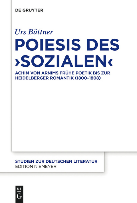 Poiesis des 'Sozialen' -  Urs Büttner