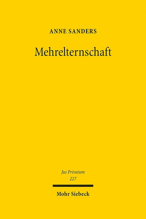 Mehrelternschaft - Anne Sanders