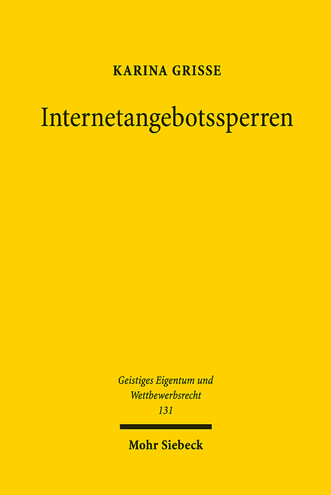 Internetangebotssperren - Karina Grisse