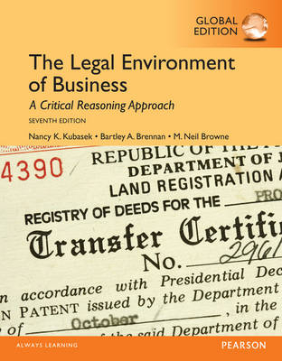 Legal Environment of Business, The, Global Edition -  Bartley A. Brennan,  M. Browne,  Nancy K. Kubasek