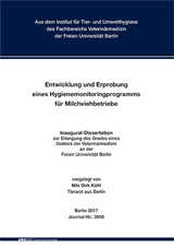 Entwicklung und Erprobung eines Hygienemonitoringprogramms für Milchviehbetriebe - Nils Dirk Kühl