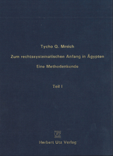 Zum rechtssystematischen Anfang in Ägypten - Tycho Q. Mrsich