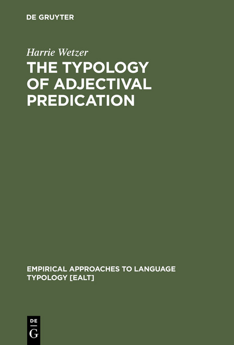 The Typology of Adjectival Predication - Harrie Wetzer