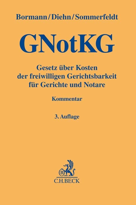 Gesetz über Kosten der freiwilligen Gerichtsbarkeit für Gerichte und Notare - 