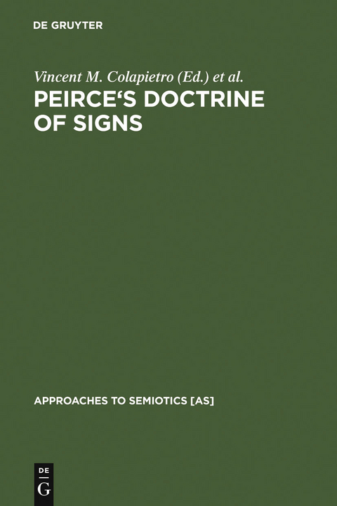 Peirce's Doctrine of Signs - 