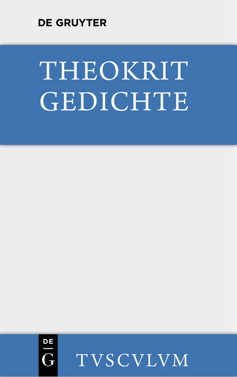 Gedichte -  Theokrit