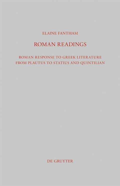 Roman Readings - Elaine Fantham