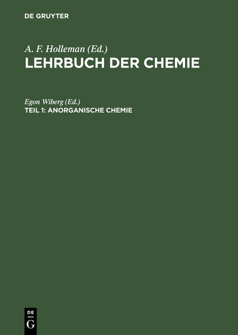 Anorganische Chemie - 