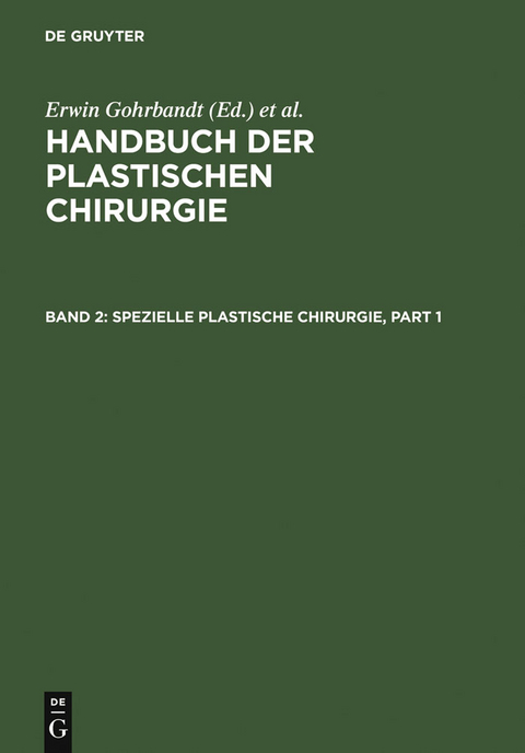 Spezielle plastische Chirurgie - 