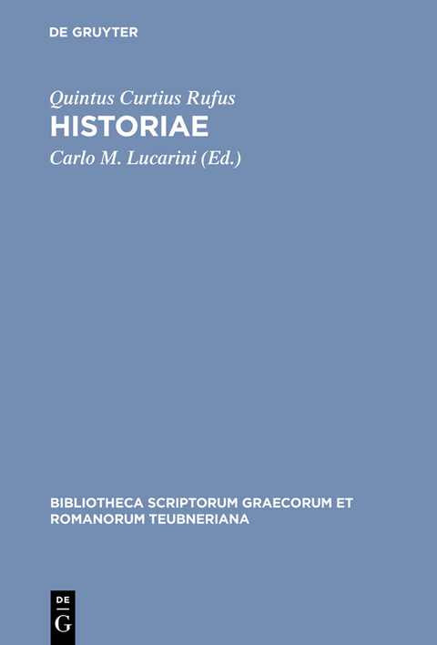 Historiae - Quintus Curtius Rufus