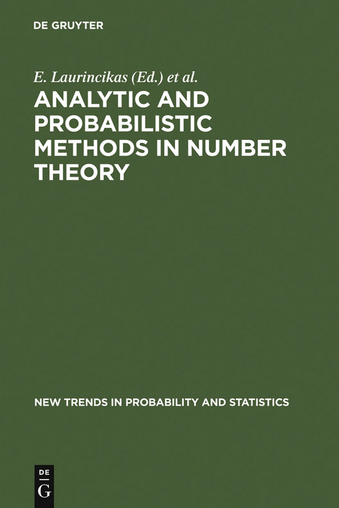 Analytic and Probabilistic Methods in Number Theory - 