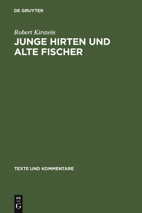 Junge Hirten und alte Fischer - Robert Kirstein