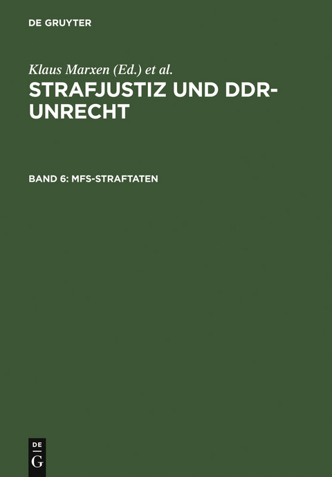 MfS-Straftaten