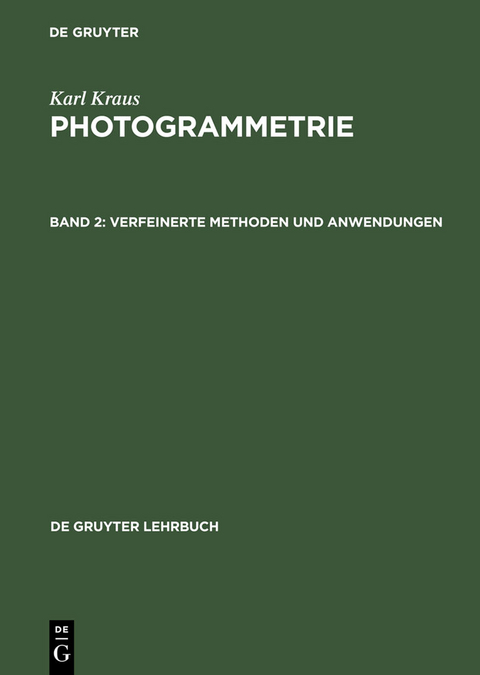 Verfeinerte Methoden und Anwendungen - Karl Kraus