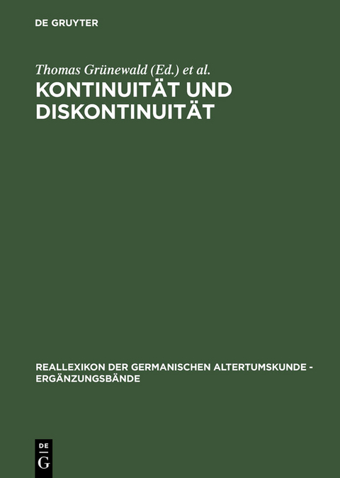 Kontinuität und Diskontinuität - 