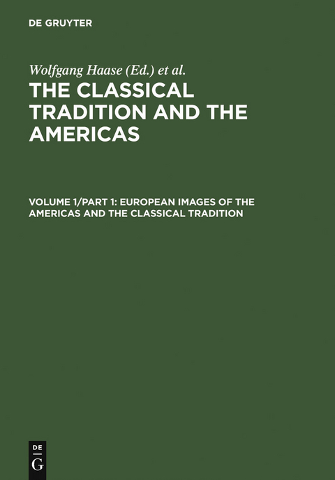 European Images of the Americas and the Classical Tradition - 