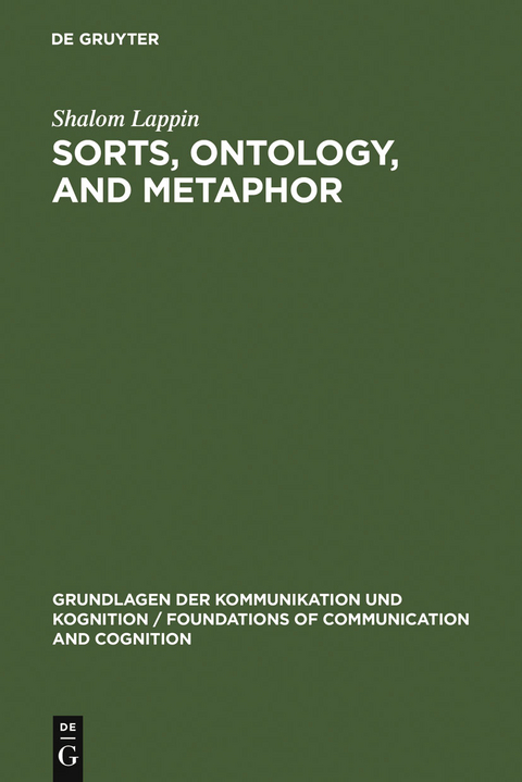 Sorts, Ontology, and Metaphor - Shalom Lappin