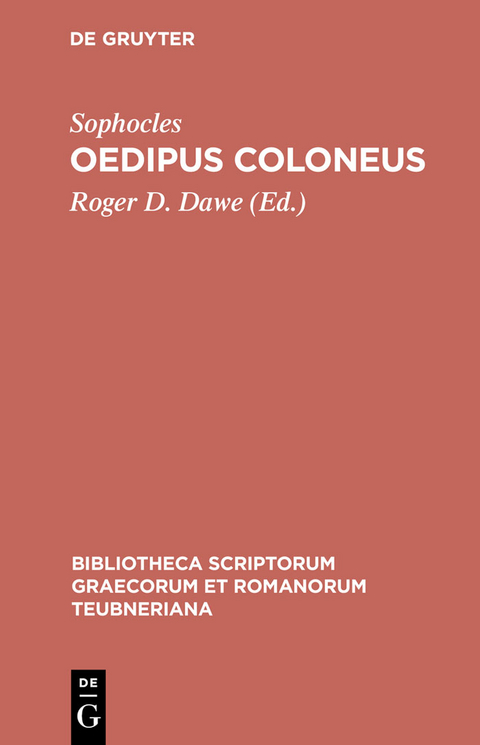 Oedipus Coloneus -  Sophocles