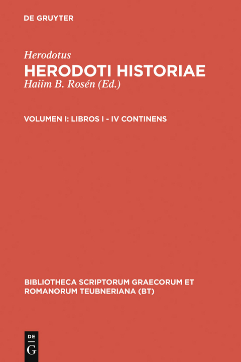 Libri I - IV -  Herodotus