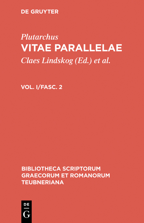 Vitae parallelae -  Plutarchus