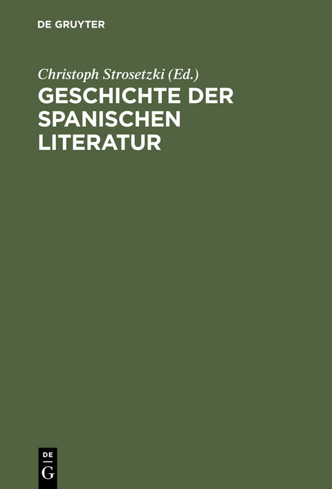 Geschichte der spanischen Literatur - 