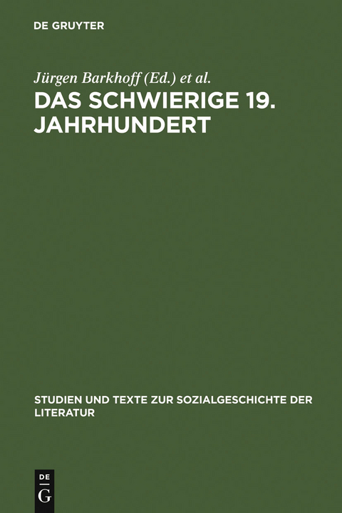 Das schwierige 19. Jahrhundert - 