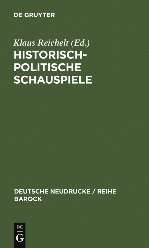 Historisch-politische Schauspiele - 