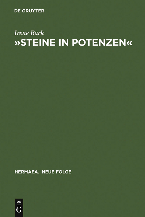 »Steine in Potenzen« - Irene Bark