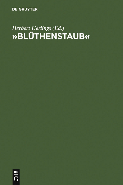 »Blüthenstaub« - 