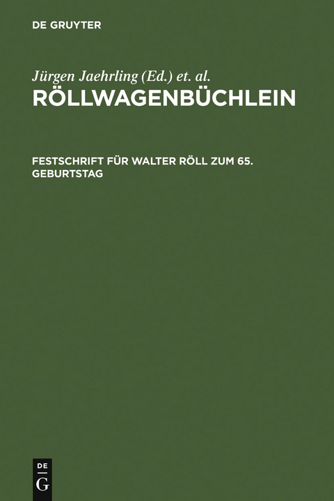 Röllwagenbüchlein - 