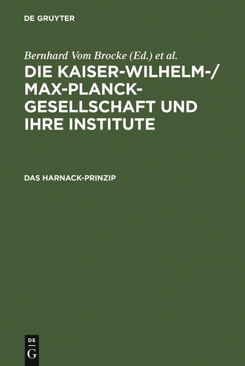 Das Harnack-Prinzip - 