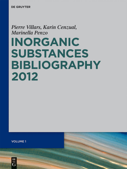 Bibliography - Pierre Villars, Karin Cenzual, Marinella Penzo