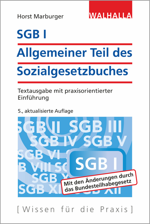 SGB I - Allgemeiner Teil des Sozialgesetzbuches - Horst Marburger