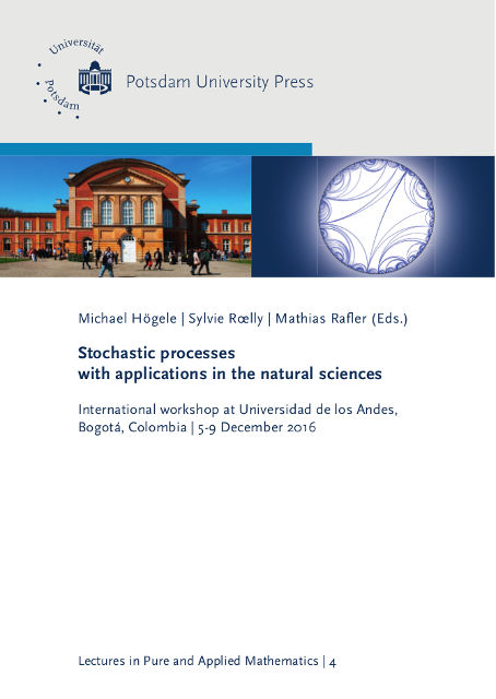 Stochastic processes with applications in the natural sciences - Angelo Valleriani, Sylvie Roelly, Alexei Kulik