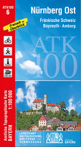 ATK100-6 Nürnberg Ost (Amtliche Topographische Karte 1:100000)