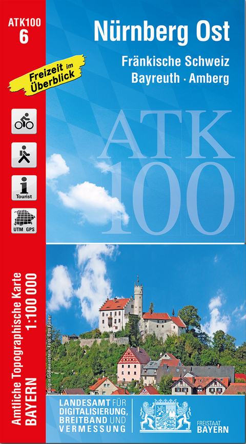 ATK100-6 Nürnberg Ost (Amtliche Topographische Karte 1:100000)