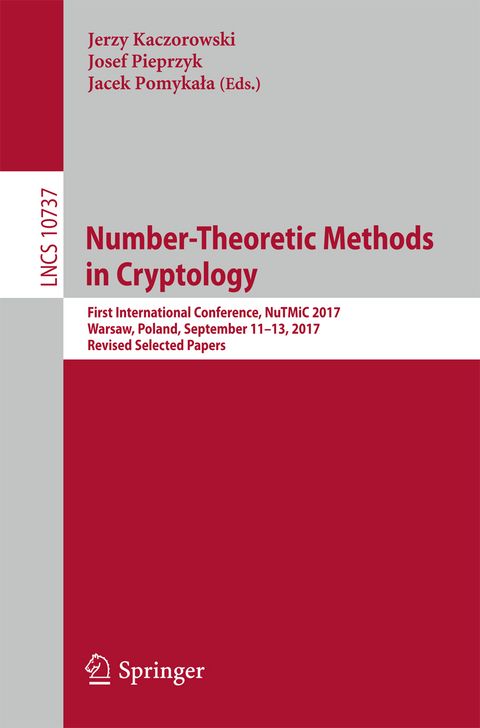 Number-Theoretic Methods in Cryptology - 