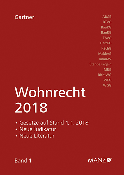 Wohnrecht 2018 - Herbert Gartner