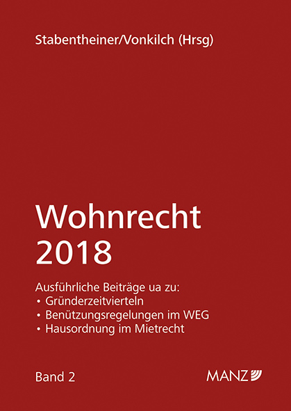 Wohnrecht 2018 - 