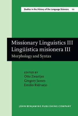 Missionary Linguistics III / Linguistica misionera III - 