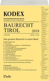 KODEX Baurecht Tirol 2018 - Gstir, Barbara; Doralt, Werner