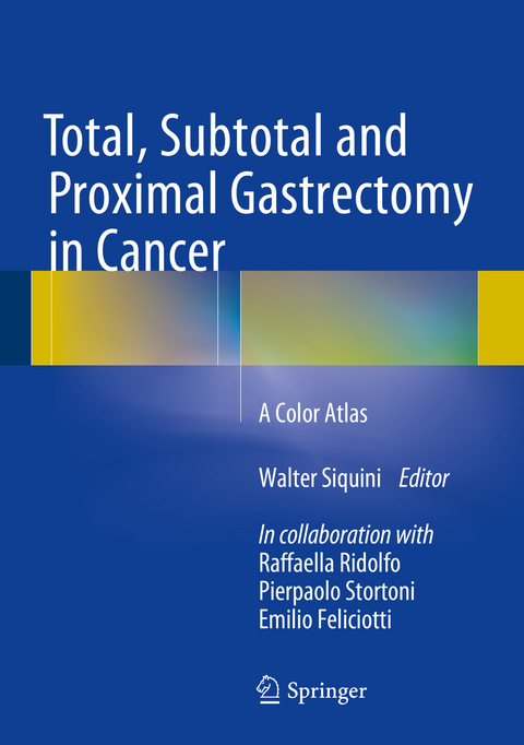 Total, Subtotal and Proximal Gastrectomy in Cancer - 